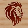 Lion Head Illustration SVG A illustration of a lion's head with distinct features and textures.