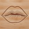 Beautiful Anatomical Lip Design Anatomic representation of the lips, created as a scalable vector graphic.