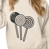 Fun Candy Design in SVG Format Colorful lollipop illustration in vector format, suitable for various uses including printing and digital design.