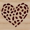 A vector illustration of a stylized love heart design, ideal for digital applications.