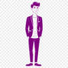Computer-Generated Image of a Man An illustration of a man created using computer-aided design (CAD) software.