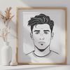 Male Graphic Icon An SVG graphic representation of a man.