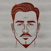 Vector Graphic of a Man for Design Projects A detailed illustration of a male figure in vector format, suitable for various design applications.