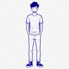 Male Character Icon An SVG icon representing a masculine character.