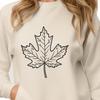 Free Downloadable Clip Art Leaf Design A detailed illustration of a single maple leaf with intricate veins and edges.