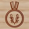 SVG Medal Illustration Vector medal illustration suitable for digital cutting machines and graphics design.