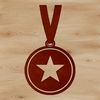 Free Medal Vector Art A high-resolution medal design in vector format, ideal for cutting machines like Cricut.