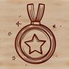Beautiful Medal Design in Vector Format Award-winning medal design in vector format