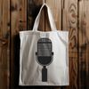 Detailed Microphone Illustration Vector illustration of a microphone with detailed design elements.
