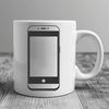 Modern Mobile Device Design Close-up illustration of a modern smartphone with sleek design and intuitive interface.