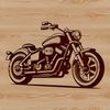 Motorcycle Design Element SVG Graphic A simple design element featuring a motorbike in SVG format.