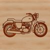 Scalable Bike Design SVG Detailed motorbike design in scalable vector graphics (SVG) format.
