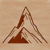 Vector illustration of a mountain landscape with 3D effects