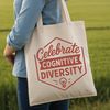 Inspirational Neurodiversity Graphic Neurodivergent quotes graphic with inspirational text on a minimalist background.
