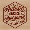 Empowering Neurodivergent Minds with Beautiful Quotes A quote about neurodivergence with autism representation in simple vector design.