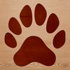 Animal Paw Print Design Element Paw print design element as a scalable vector image.