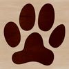 Animal Footprint Design Vector Graphics Animal paw print vector design for digital use.