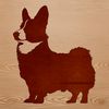 Welsh Corgi Breed Vector Image A standing Welsh Corgi breed of dog in vector format.