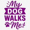Dog Lover's Quote Art SVG Design Whimsical illustration of inspirational quotes with a dog theme.