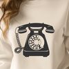 Vintage Phone Illustration A high-quality digital illustration of a classic telephone design.