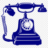 Telephone Illustration in SVG Format SVG illustration of a telephone with clean lines and simple design elements, suitable for digital use.