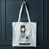 A minimalist illustration of a telephone with clean lines and simple shapes, suitable for digital projects.