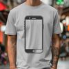 Digital Smartphone Vector Design A digital illustration of a smartphone with a sleek design, suitable for graphic design and technology projects.