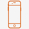 A high-resolution SVG illustration of a modern smartphone with sleek design.