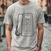 Beautiful Telephone SVG Design SVG illustration of a telephone with modern design elements, suitable for digital use.
