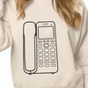 Simple telephone icon in vector format
