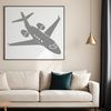 Airplane illustration in vector format