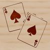 Spades Ace Illustration in Vector Format A close-up illustration of the Ace of Spades playing card from a standard deck.