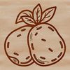 A delicious potato illustration A high-quality vector illustration of a potato, suitable for commercial or personal use in various digital designs.