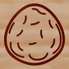 Free SVG Clip Art of a Single Potato A high-quality SVG illustration of a single potato with details that can be scaled up or down without losing clarity.