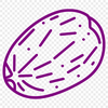 Beautiful SVG Potatoes Clip Art A stylized illustration of a potato in vector format.