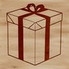 Decorative Flat Box Design Vector A simple illustrated box with a flat top and four sides.