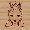 Royal Female Character SVG Graphic A royalty-inspired female character in a traditional princess attire, designed as a vector graphic.