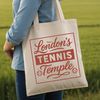 Inspiring Tennis Motivation Quote Graphic Tennis quote graphic with inspirational text on a minimalist background, suitable for personal or commercial use.