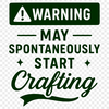 A humorous quote displayed as a vector design suitable for various crafting projects.