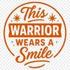 Inspirational quote about overcoming adversity with cancer survivor theme in vector format.