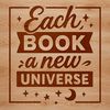 A minimalist illustration of a person reading a book with inspirational quotes overlaid on the page.