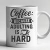 Quirky Coffee Quotes A collection of humorous quotes related to coffee and daily life, designed as a vector image.