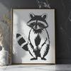 Beautiful Raccoon Illustration in Vector Format A detailed illustration of a raccoon in various vector formats.