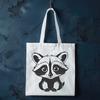 Raccoon Clip Art in SVG Format A detailed illustration of a raccoon created as vector art.