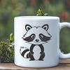 Scalable Vector Raccoon Graphics Raccoon illustration created with scalable lines and shapes