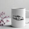 Free Racing Vehicle SVG Clip Art A sleek, racing vehicle designed as a vector graphic.