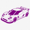 High-Speed Car Design A sleek racing car with bold lines and bright colors.