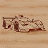 A high-quality vector design of a sleek racing car, suitable for personal or commercial use with cutting machines.