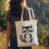 Colorful Raccoon Graphic A colorful graphic representation of a raccoon designed using scalable vector graphics (SVG).