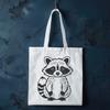 Adorable Raccoon Clip Art in Vector Format Raccoon vector illustration in SVG format